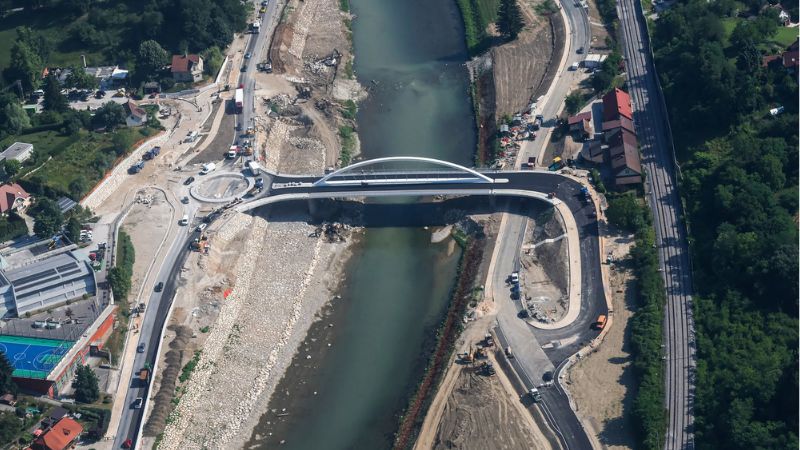 Vse pripravljeno za uradno odprtje mostu v Polulah