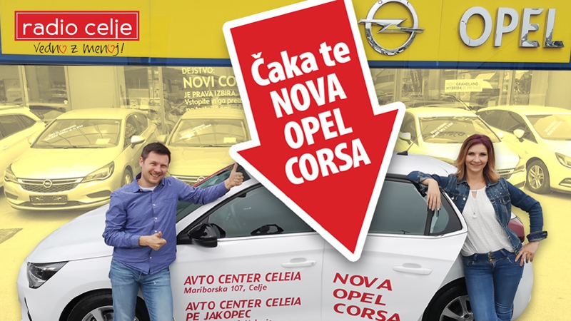 Radio Celje vas na izlet zapelje z novo Opel Corso Avto Centra Celeia