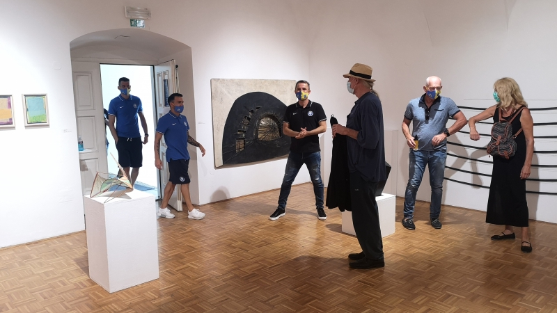 Nogometaši Celja navdih poiskali v galeriji