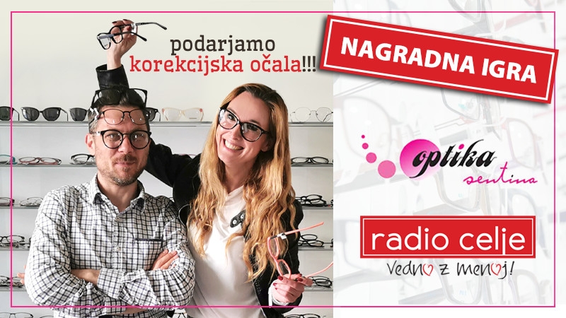 Podarjamo korekcijska očala Optike Sentina!
