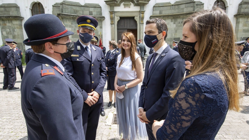 Minister nagovoril zgornjesavinjske gasilce