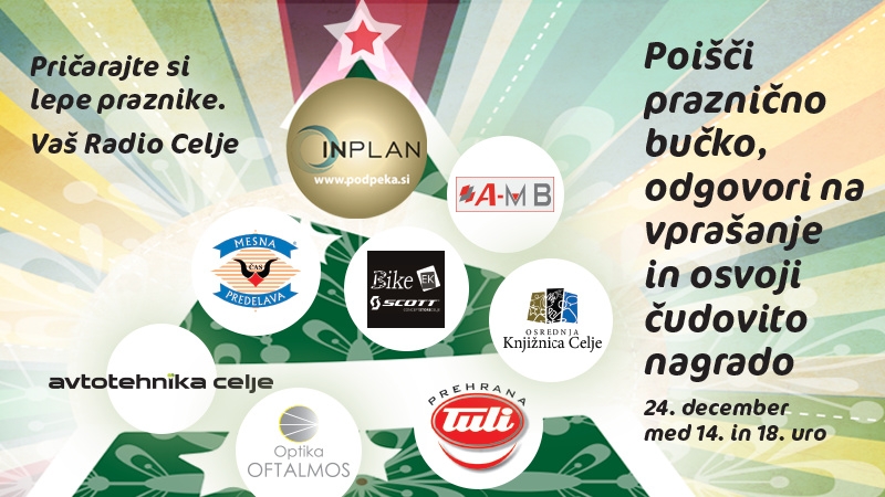 Na Radiu Celje obdarujemo se pred božičkom!