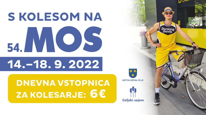 S kolesom na MOS letos ceneje!