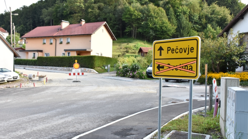 ŠTORE - Dokončanje obnove ceste se spet odmika