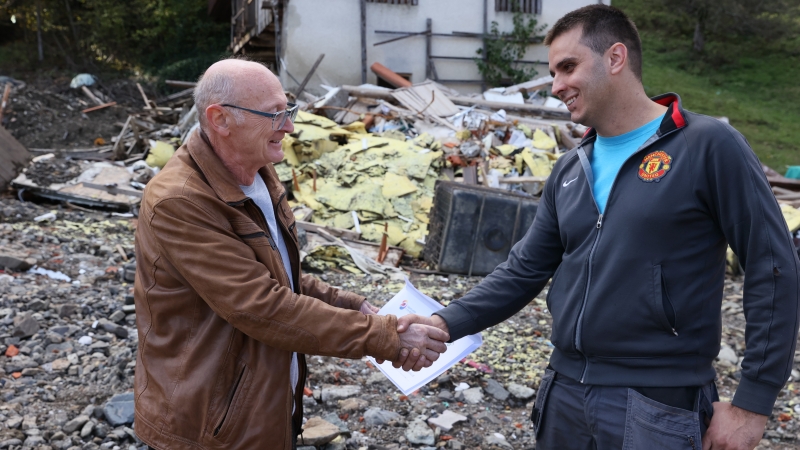 Rotary klub Ptuj pomagal družini z Ljubnega ob Savinji  