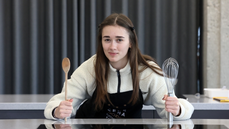 Mia Radišek, mlada kuharska navdušenka