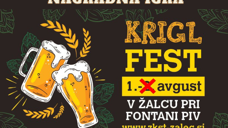 Gremo na KRIGLFEST!