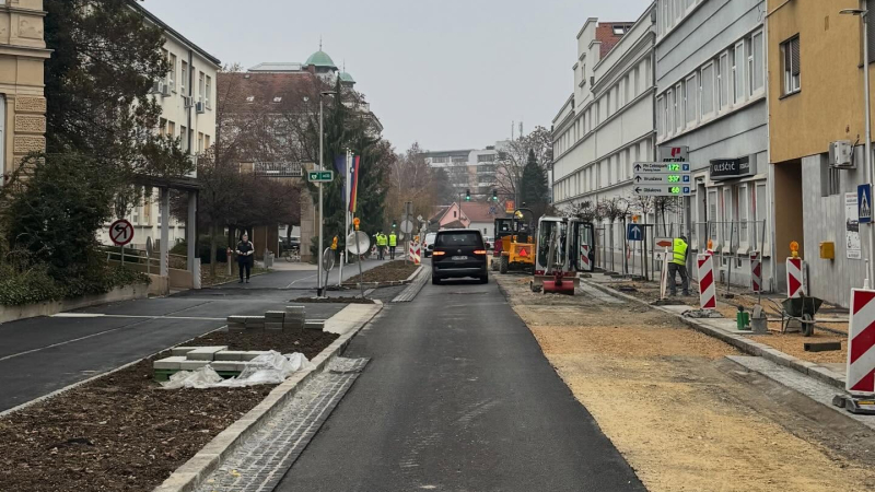 Obnova Gregorčičeve ulice kmalu končana